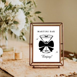Ein tini Bit Älterer Martini Geburtstag Bar Drink  Poster