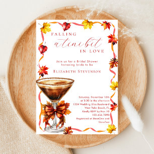 Ein Tini-Bit in Liebe Martini Brautparty Einladung