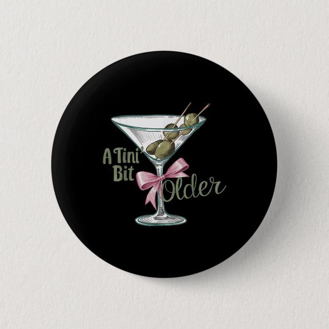 Ein Tini-Bit Vintager Retro-Stil Button (Vorderseite)