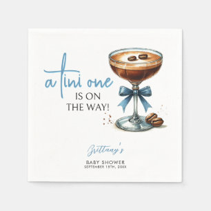 Ein Tini-Gerät befindet sich auf dem Weg zum Babyd Serviette