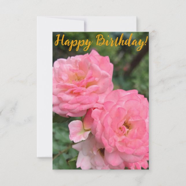 Ein Tipp von Z "Happy Birthday" Karte! Dankeskarte (Vorderseite)