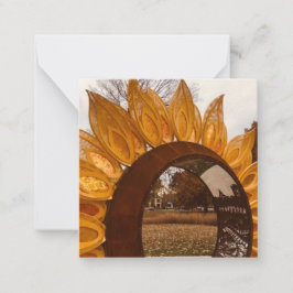 Ein Tipp von Z "Sunflower Kansas" Mini-Notizen Mitteilungskarte