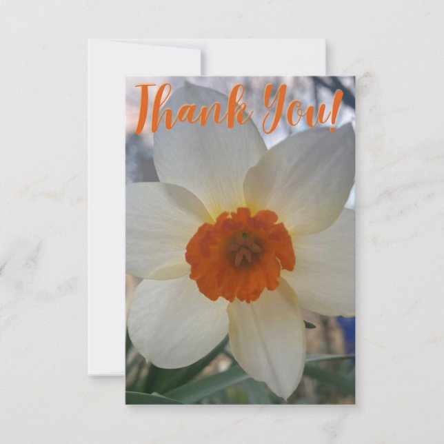 Ein Tipp Z "Danke"-Karte Dankeskarte (Vorderseite)
