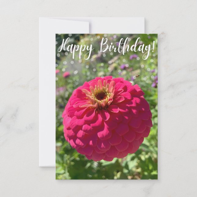 Ein Tipp zur Z "Happy Birthday"-Karte Dankeskarte (Vorderseite)