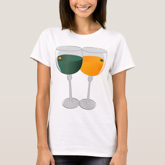 Ein Toast für Glück T-Shirt (Vorderseite)