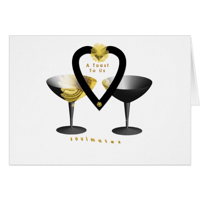 "Ein Toast für Soulmates " * (Vorderseite (Horizontal))