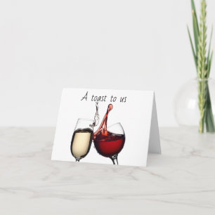 **EIN TOAST FÜR UNS** AUF UNSEREM "JAHRESZEITRAUM" KARTE