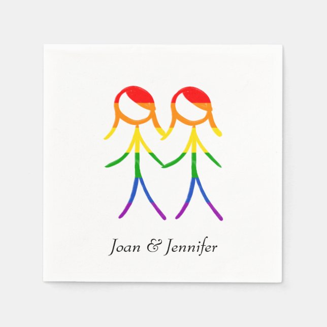 Ein Toast für uns Serviette (Vorderseite)