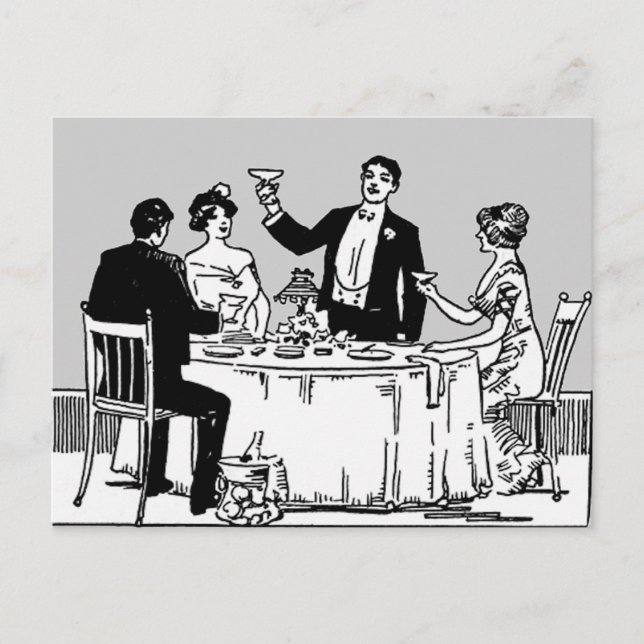 Ein Toast Postkarte (Vorderseite)