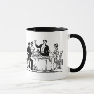 Ein Toast Tasse