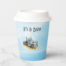 Ein Toast zu unserem kleinen Fahrer Pappbecher