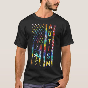 Ein tolles Autismus-Bewusstsein-Monatsdesign mit A T-Shirt