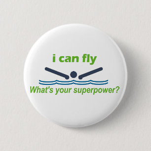 Ein tolles Geschenk für den Schmetterlingsschwimme Button