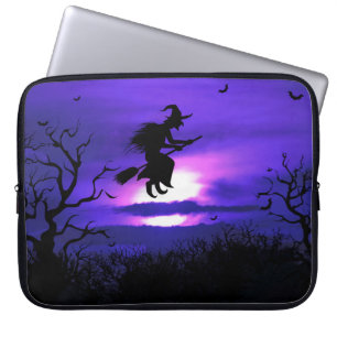 Ein tolles Halloween-Hintergrunddesign. Laptopschutzhülle