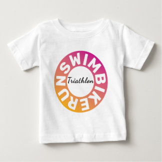 Ein tolles Triathlon-Geschenk für Ihren Freund ode Baby T-shirt