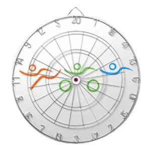 Ein tolles Triathlon-Geschenk für Ihren Freund ode Dartscheibe