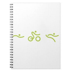 Ein tolles Triathlon Geschenk für Ihren Freund ode Notizblock