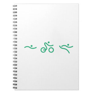 Ein tolles Triathlon-Geschenk für Ihren Freund ode Notizblock