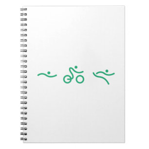 Ein tolles Triathlon-Geschenk für Ihren Freund ode Notizblock