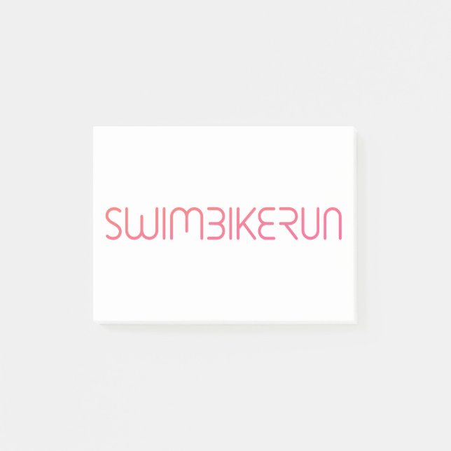 Ein tolles Triathlon-Geschenk für Ihren Freund ode Post-it Klebezettel (Vorderseite)