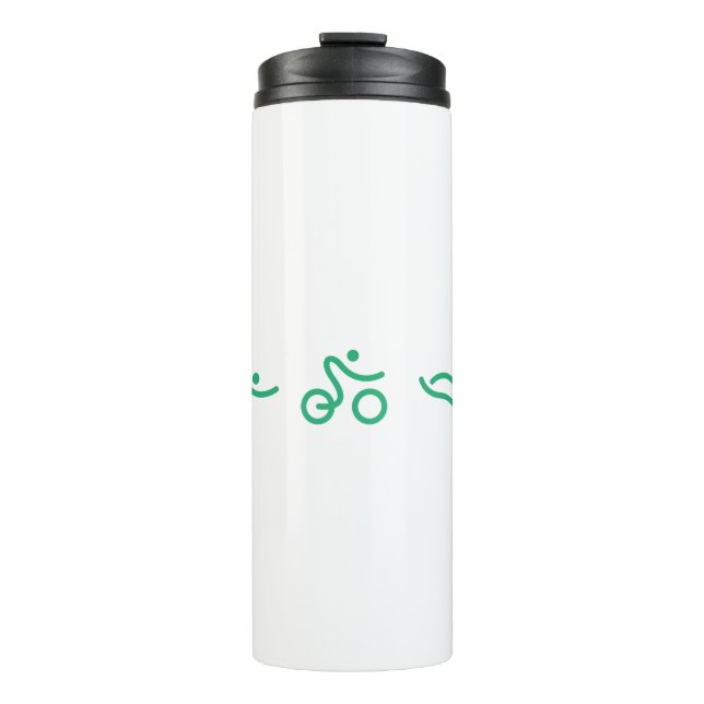 Ein tolles Triathlon-Geschenk für Ihren Freund ode Thermosbecher (Vorderseite)