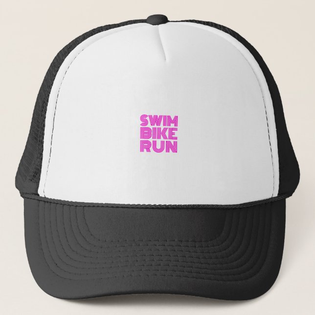 Ein tolles Triathlon-Geschenk für Ihren Freund ode Truckerkappe (Vorderseite)