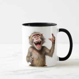 Ein toter Affe zeigt die Größe... Tasse