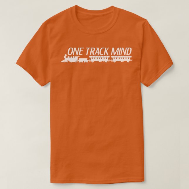Ein Track Mind T-Shirt (Design vorne)