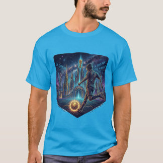 Ein Traum, die Verfolgung Cyberpunk-Fußballkunst T-Shirt