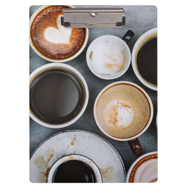 Ein Traum für Kaffee Klemmbrett (Vorderseite)