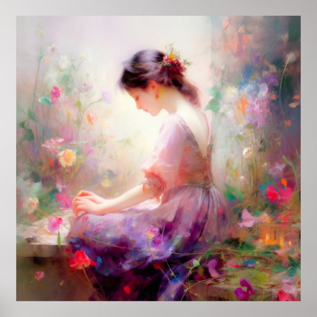 Ein Traum von Blume Poster (Vorne)