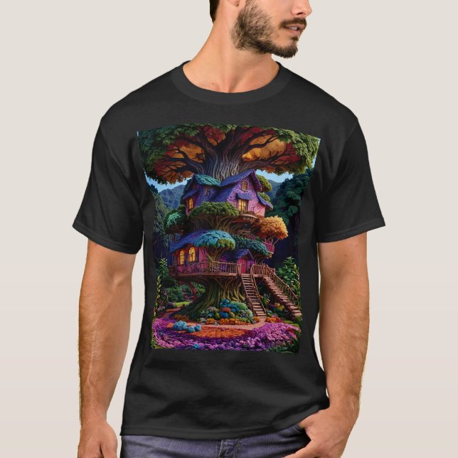 Ein Traum von einem Baumhaus T-Shirt (Vorderseite)