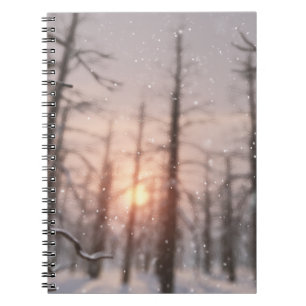 Ein TraumNotebook für die Winternacht Notizblock