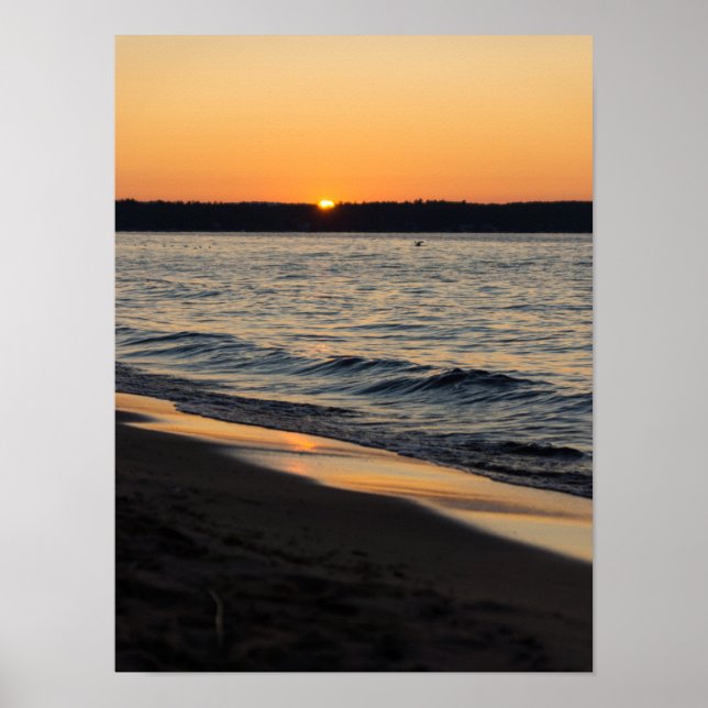 Ein Traverse Sunset Poster (Vorne)