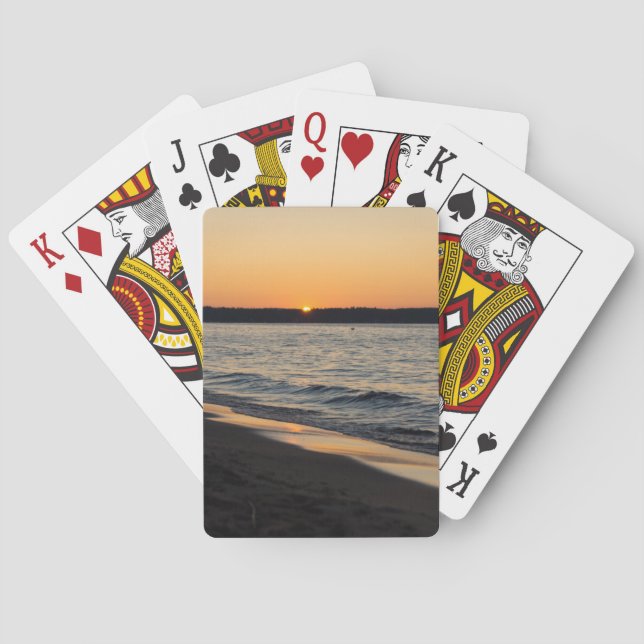 Ein Traverse Sunset Spielkarten (Rückseite)