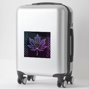 Ein Tree Leaf Design Elegante Gitterseiten 14"x14 Aufkleber