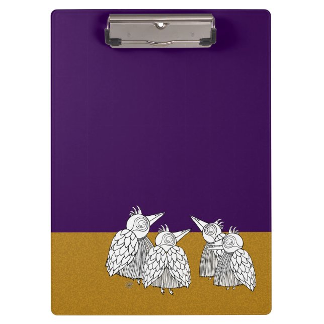 Ein Treffen der Vögel Klemmbrett (Vorderseite)