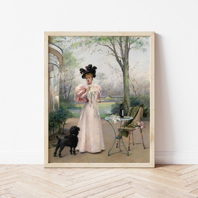 Ein treuer Begleiter | Louise Abbéma Poster (Von Creator hochgeladen)