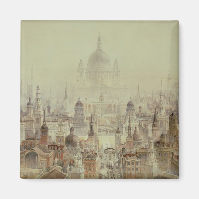 Ein Tribut an Sir Christopher Wren Magnet (Vorne)