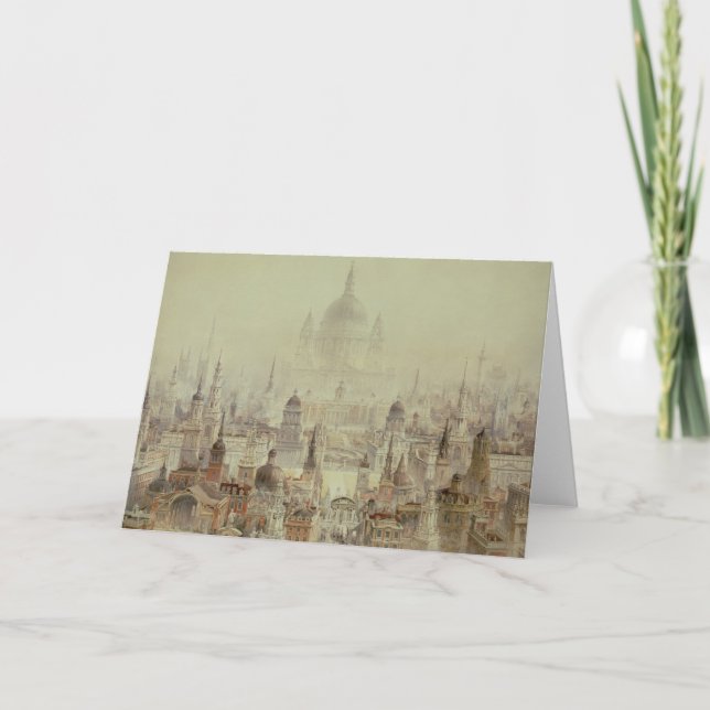 Ein Tribut zu Sir Christopher Wren Karte (Vorderseite)