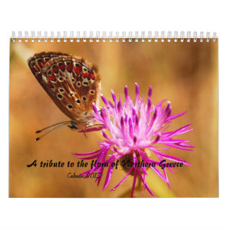 Ein Tribut zur Flora von Nordgriechenland Kalender