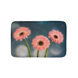 Ein Trio aus rosa Gerberas-Badematte Badematte