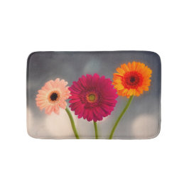 Ein Trio von Gerberas-Badematte Badematte