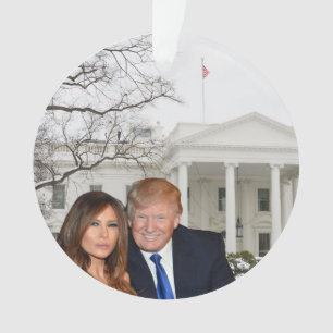 Ein Trump-Weihnachten: Donald und Melania Ornament