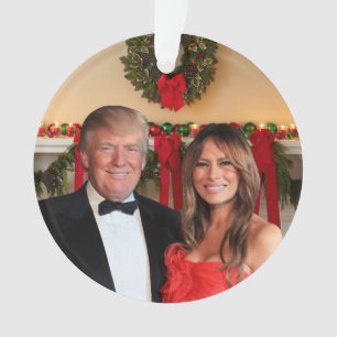 Ein Trumpf-Weihnachten: Donald und Melania Ornament