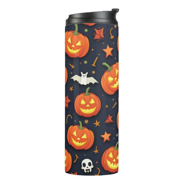 Ein Tumbler zu Halloween Thermosbecher (Nach links gedreht)