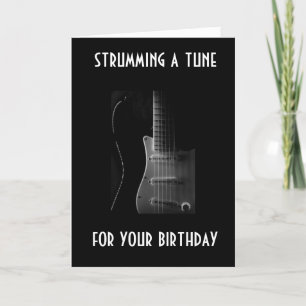 EIN TUNE FÜR IHREN GEBURTSTAG KARTE