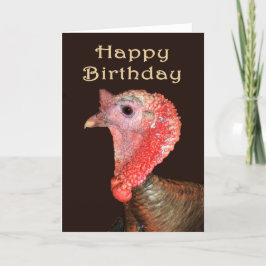 Ein Türkisches Portrait, Happy Birthday" Spaß. Karte