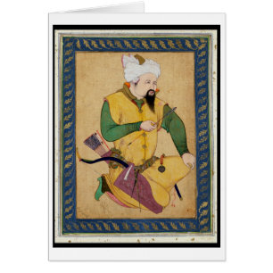 Ein turkoman-oder Mongole-Leiter, der einen Pfeil,