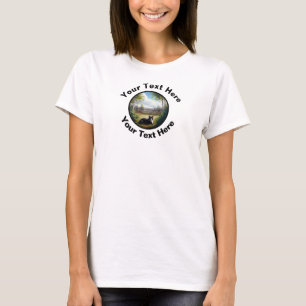 Ein Tuxedo-Cat-T - Shirt mit benutzerdefiniertem T